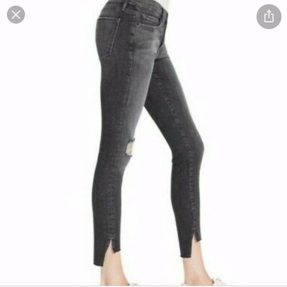 Frame Le Skinny de Jeanne distressed Marcy. Size 30. - Picture 2 of 6